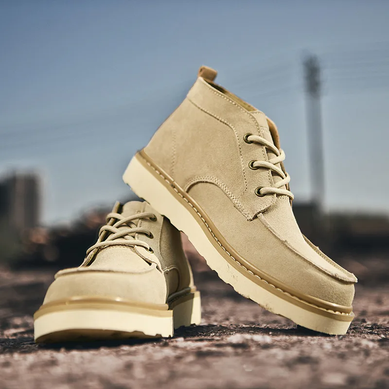 Походные ботинки из коровьей кожи для мужчин и женщин Уличная обувь скалолазания
