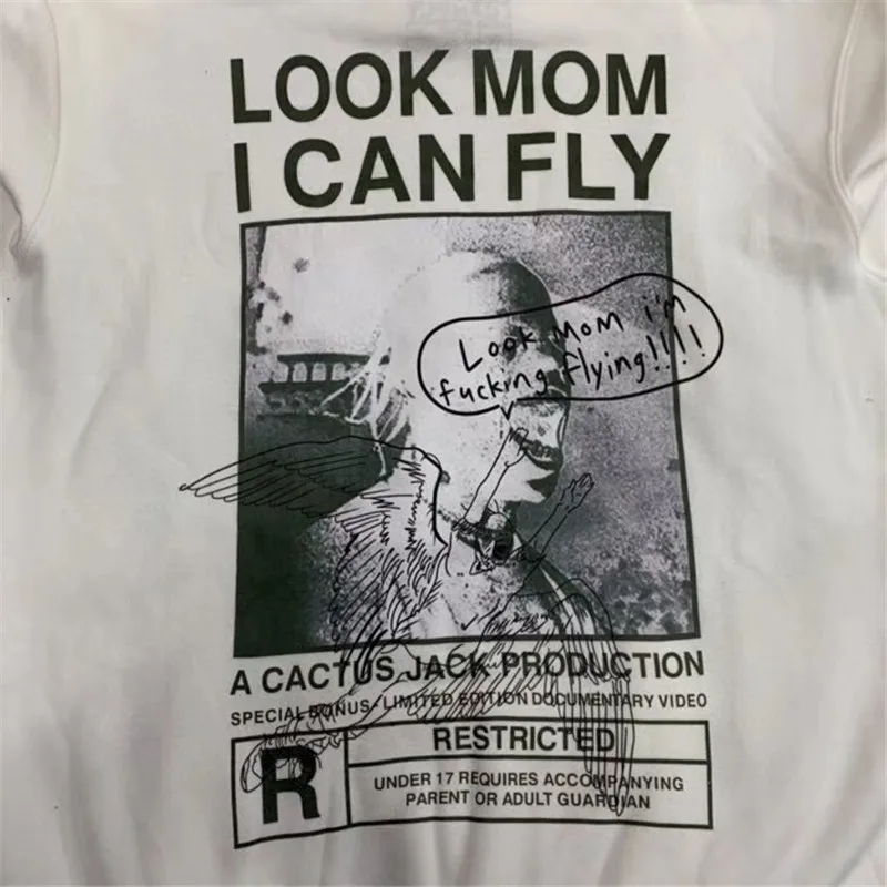 Трэвиса Скотта смотреть мама я могу лететь на заказ астромир балахон Женщины