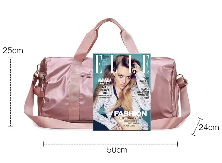 Laser Color Waterproof Large Capacity Oxford Travel Bag Unisex Fitness Gym Sports Handbag Shoulder Messenger Bag Duffle Luggage