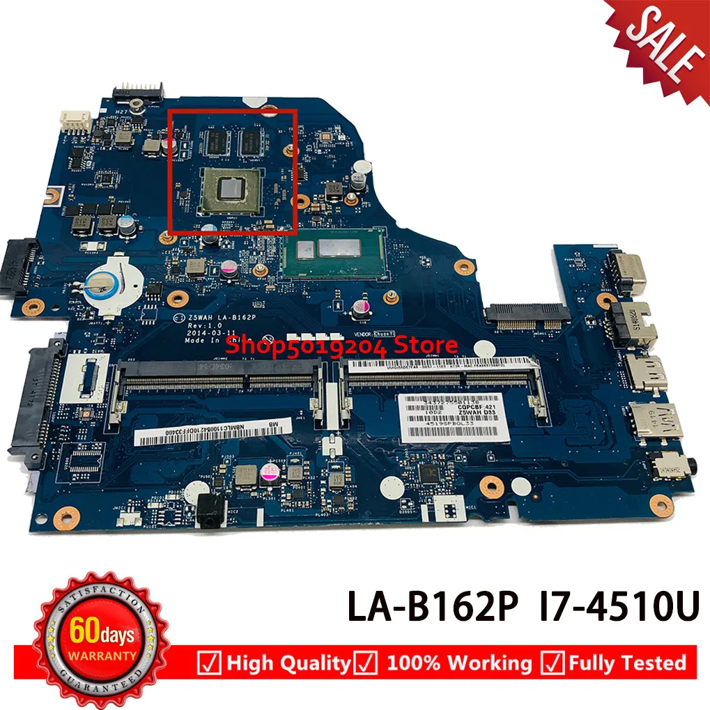 Материнская плата для ноутбука Acer Aspire E1 572 V3 572G E5 571G NBMLC11005 NB.MLC11.005 Z5WAH материнская