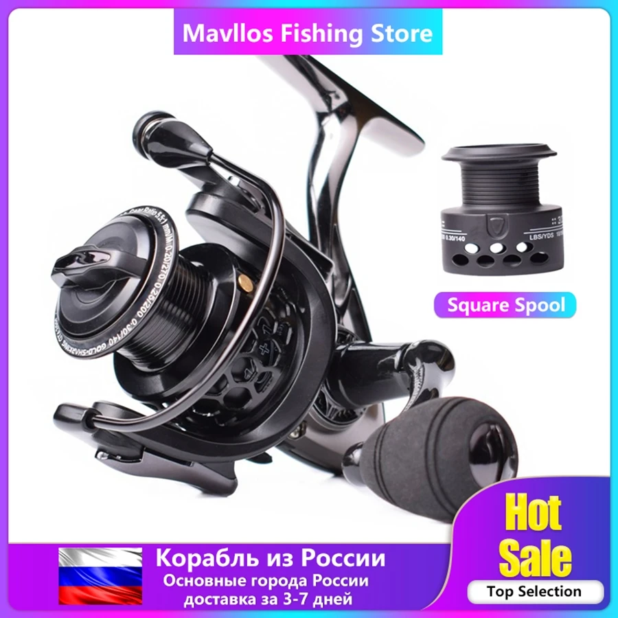 Рыболовная катушка Mavllos для ловли карпа спиннинг 15BB коэффициент 5 5: 1 1000 7000 модель 2