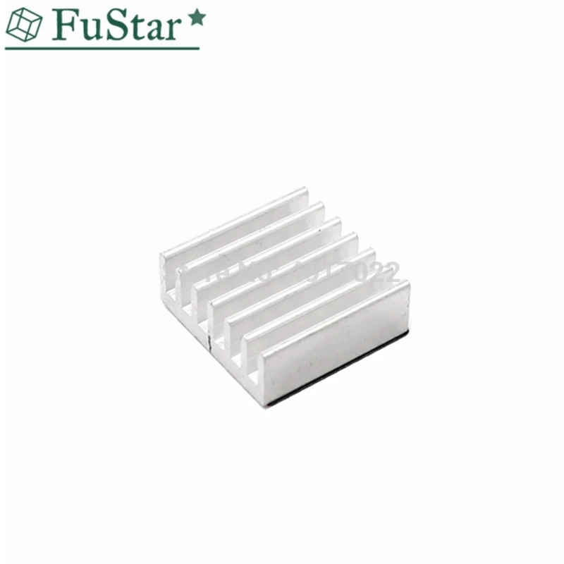 Серебристый радиатор для компьютера 10 шт. алюминиевый электронного чипа