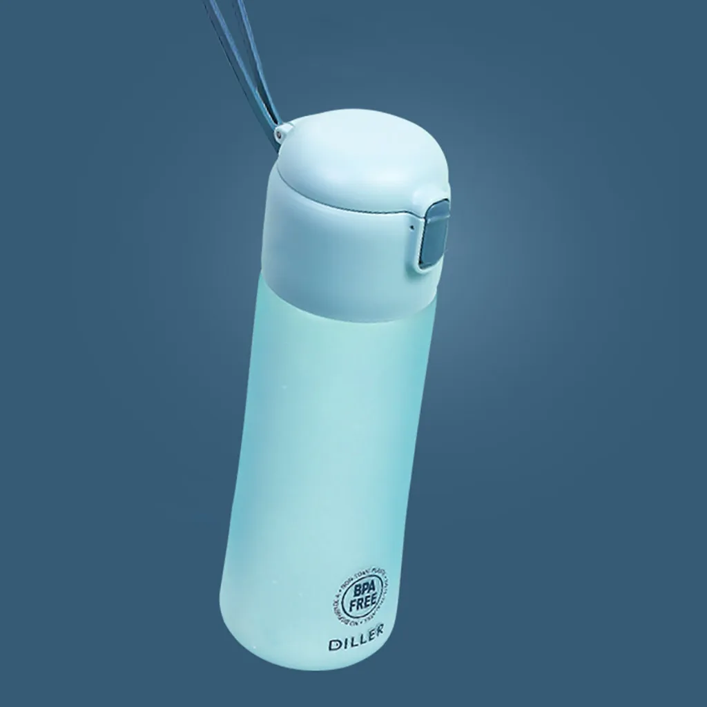 Открытый спорт бутылка для воды тритан Эко-дружественных один щелчок открытый