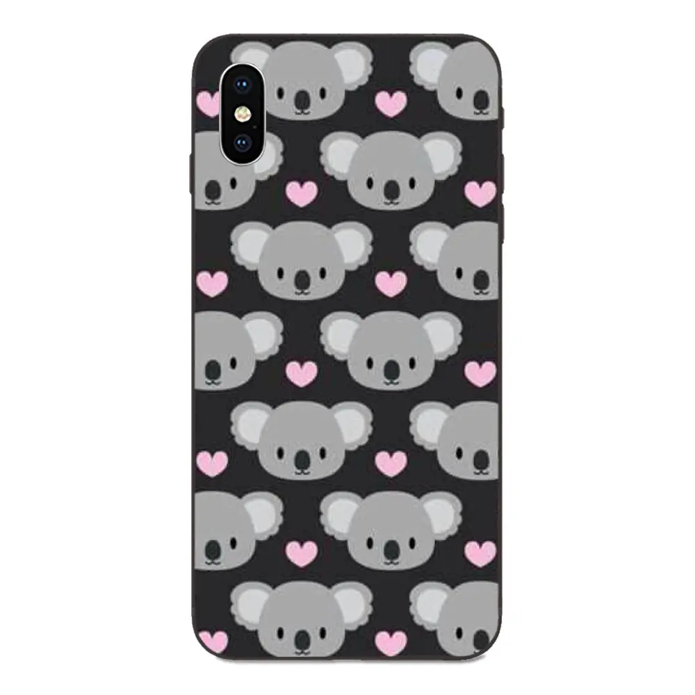 For Huawei Honor 5A 6A 6C 7A 7C 7X 8 8A 8C 8X 9 9X 10 10i 20 Lite Pro Soft Cell Phone Cases Gel Animal Cute Koala Art Collage | Мобильные
