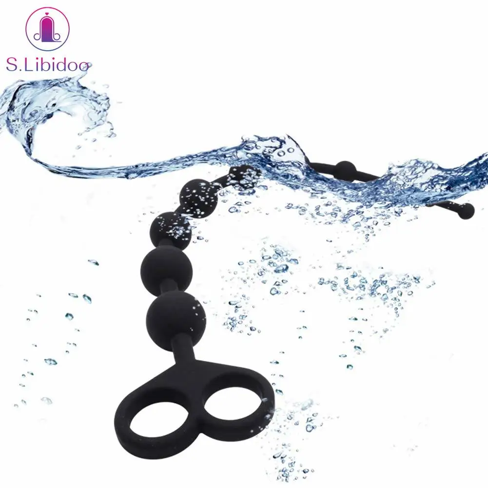 Секс анальные бусы Анальная цепочка с 10 шариками анальная пробка шарики для