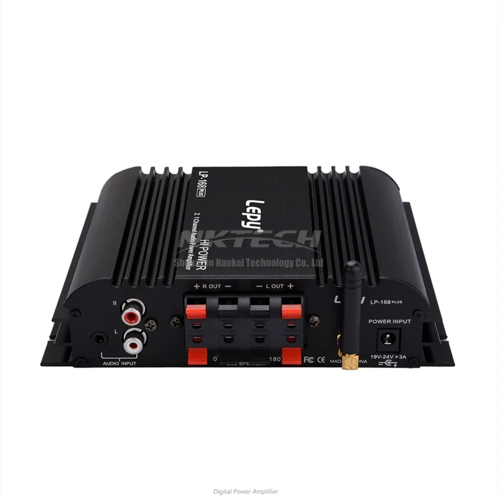 Lepy LP-168 Plus цифровой стерео аудио усилитель мощности HiFi Автомобильный плеер Bluetooth 2,1 канал IR 2x45 Вт 1x68 Вт USB MP3 MP4 DVD AMP
