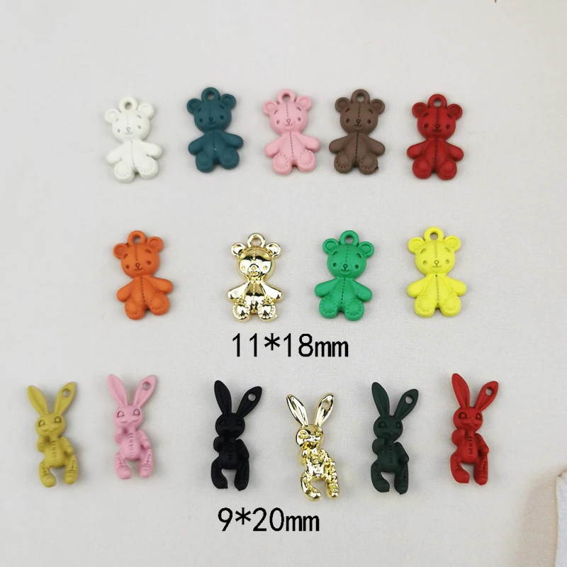 10 шт. подвески из металлического сплава в виде медведя | Украшения и аксессуары