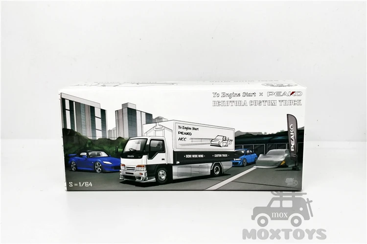

Y.E.S 1:64 Isuzu Custom Truck Openable wingspan box Car Diecast Model Car
