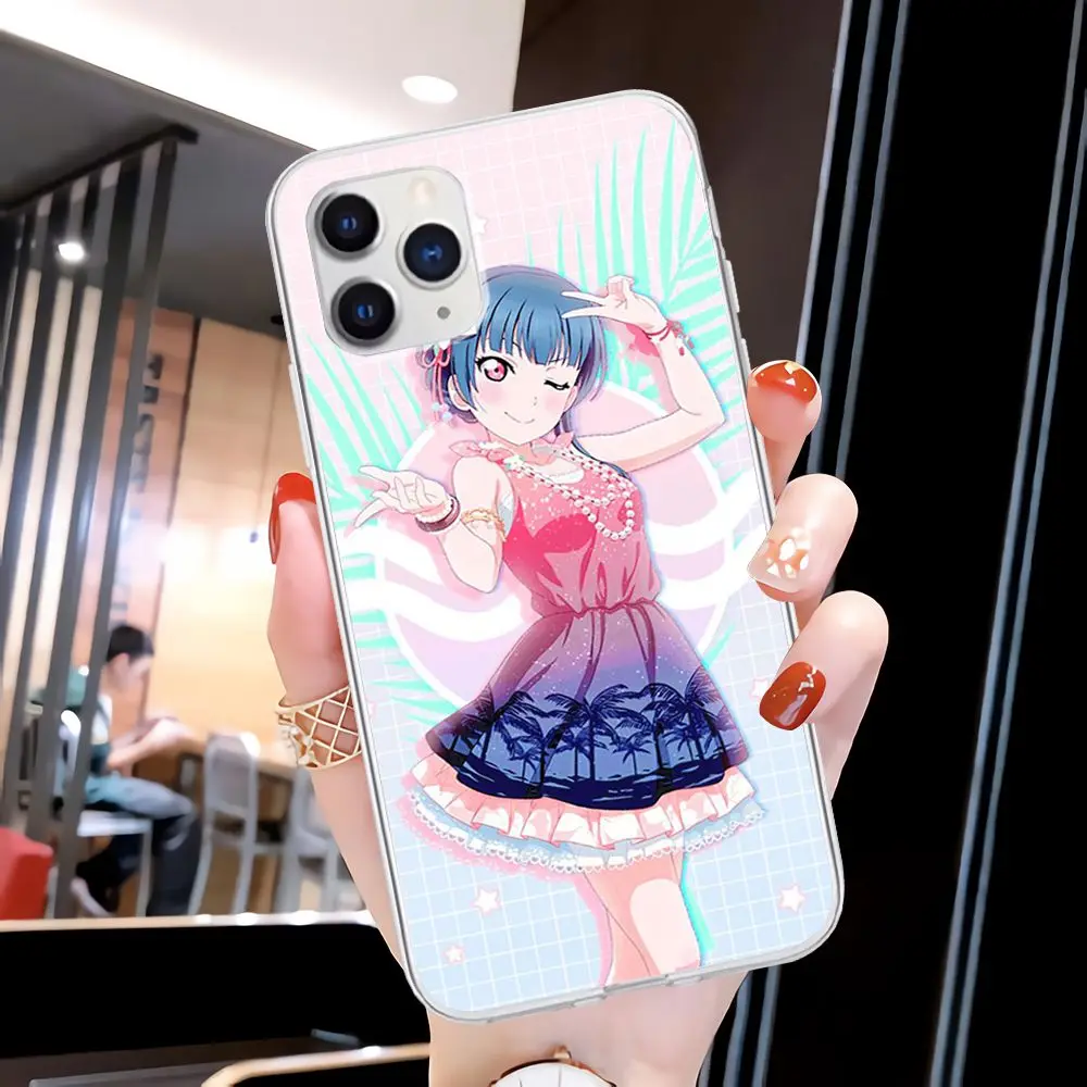 

Cheap Love Live Japanese Anime Transparent Cell Phone Case Clear Cover For Huawei P20 P40 Lite P30 Pro P Smart 2019 Nova 3e 6 Se