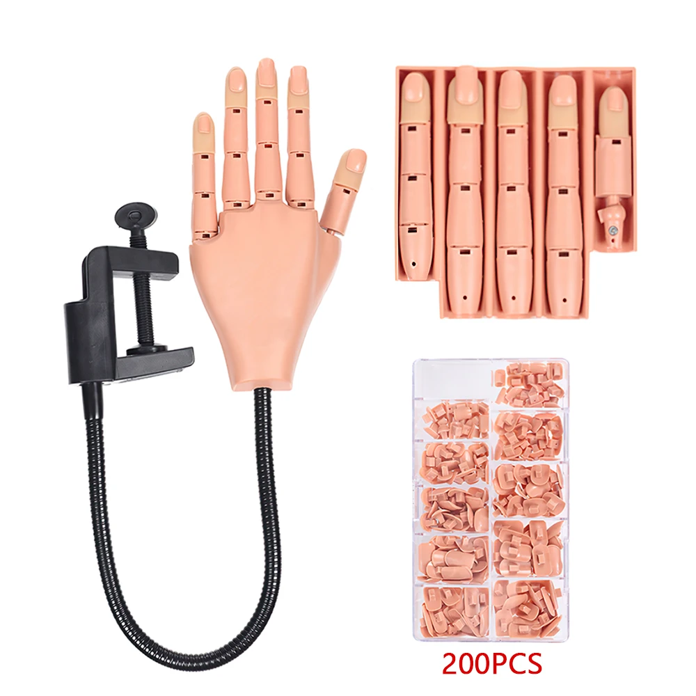 Тренировочная рука для маникюра съемная профессиональная тренировочная