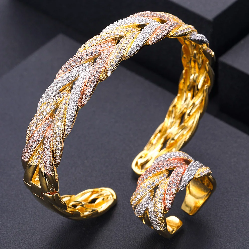 Jankelly Роскошный Уникальный Африканский браслет кольцо набор ювелирных изделий