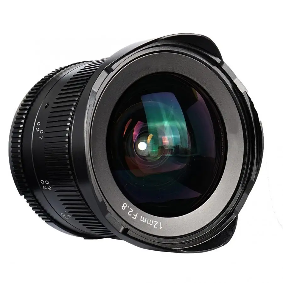 7 ручной объектив с фиксированным объективом 12 мм F2.8 для камер Sony/Canon/Fuji DSLR широким