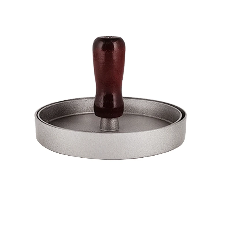 Алюминиевый антипригарный пресс для гамбургеров с 100 бесплатной бумагой и