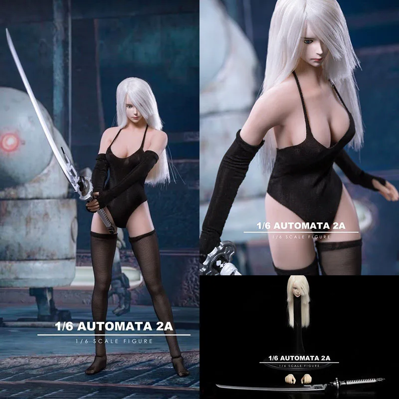 TF TOYS TF02 1/6 НИР 2A девушка глава лепить одежда меч набор для женщин солдат модель