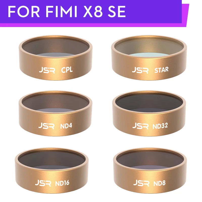 Оригинальные фильтры FIMI X8 SE UV/CPL/ND4/8/16/32 Star Night 3/4/5/6 в 1 набор фотофильтров для HD
