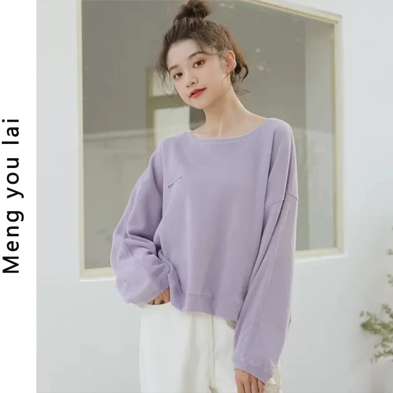 

Осенний Свободный Топ в ленивом стиле ретро шикарный свитер женское дизайнерское пальто в американском стиле