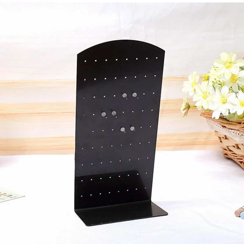 10 Pcs Display Shelf 48/72 Holes Korean Style Home Pure Color Acrylic Material Ear Studs Storage Simple Jewelry | Украшения и