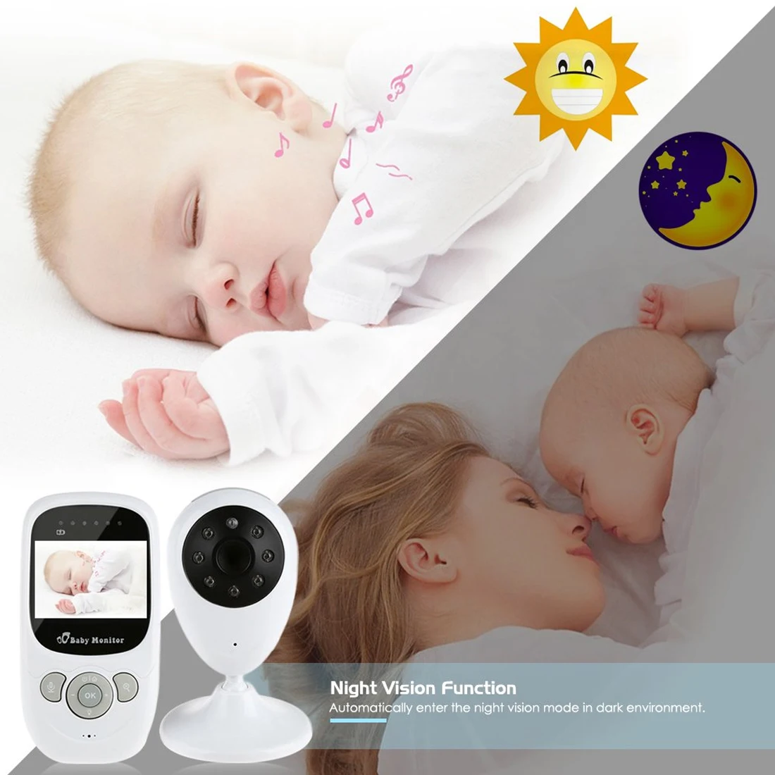 Детская домашняя беспроводная камера наблюдения детский монитор система