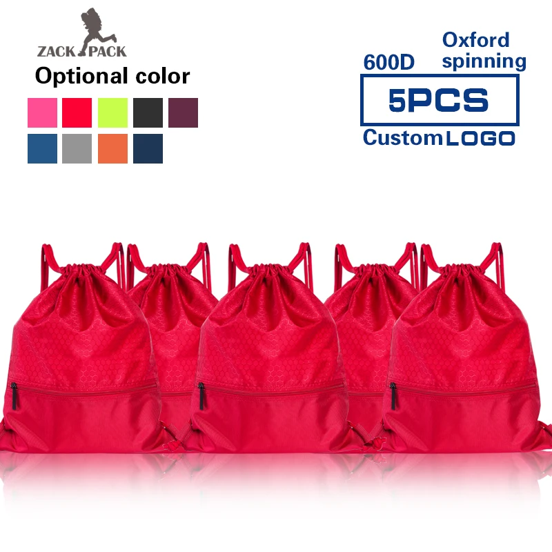 5 шт. Zackpack спортивный водонепроницаемый Оксфордский тканевый Карманный Рюкзак с