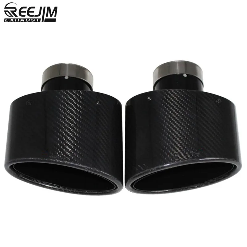 Из 2 предметов овальной формы с наклоном заколкой для углеродного волокна