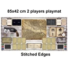 Игровой коврик arкхэм из фильма ужас для 2 игроков, Настольный коврик, большой коврик для мыши для настольных карт, игровой коврик для игр TCG с прошитыми краями