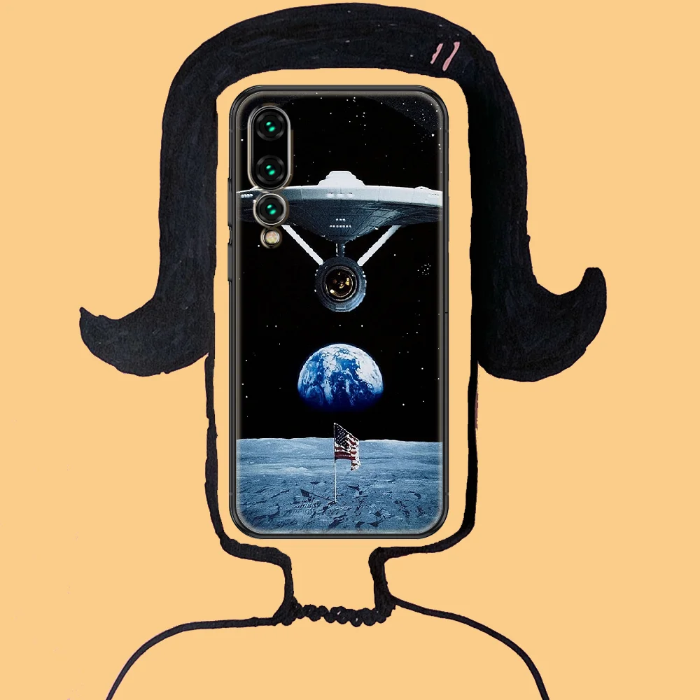

movie stars tv trek Phone case For Huawei P Mate P10 P20 P30 P40 10 20 Smart Z Pro Lite 2019 black soft cover 3D back tpu coque