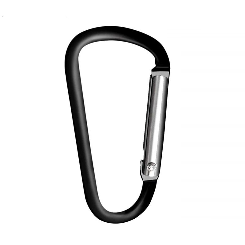 

1PCS Aluminum Carabiner Key Chain Clip Outdoor Camping Keyring Snap Hook Buckle Travel Kit Climbing Earphone For Airpods Case