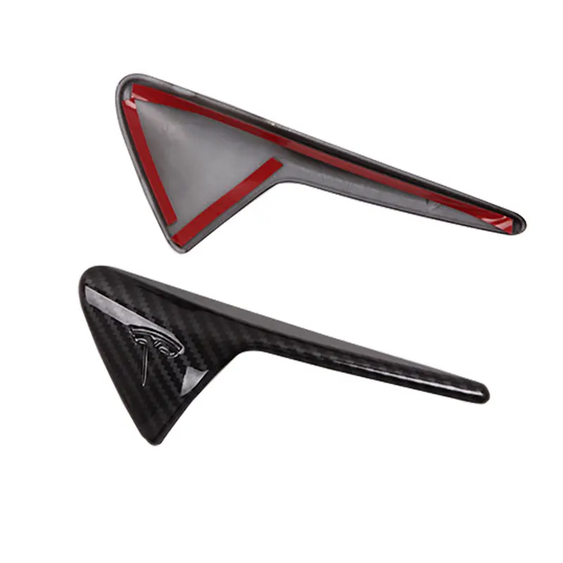 

For Tesla model 3 X S side camera carbon fiber pattern protection cover 2PCS
