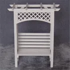 1:12 Миниатюрный Кукольный миниатюрный деревянный белый виноградный стеллаж Глициния полка имитация игрушек для детей кукольный домик