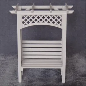 1:12 Миниатюрный Кукольный миниатюрный деревянный белый виноградный стеллаж Глициния полка имитация игрушек для детей кукольный домик