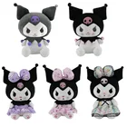 Аниме Sanriod игрушки Kawaii Kuromi Mymelody Cinnamorol плюшевые мягкие набивные Животные Кукла плюшевая подушка Рождественский подарок декор для вечеринки 25 см