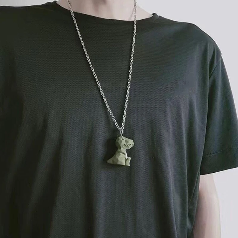 

Resin Animal Necklace Women Animal Dangle Pendant Necklace Minimalist Style Fashion Female Animal Jewelry Gift Frog Panda 3D