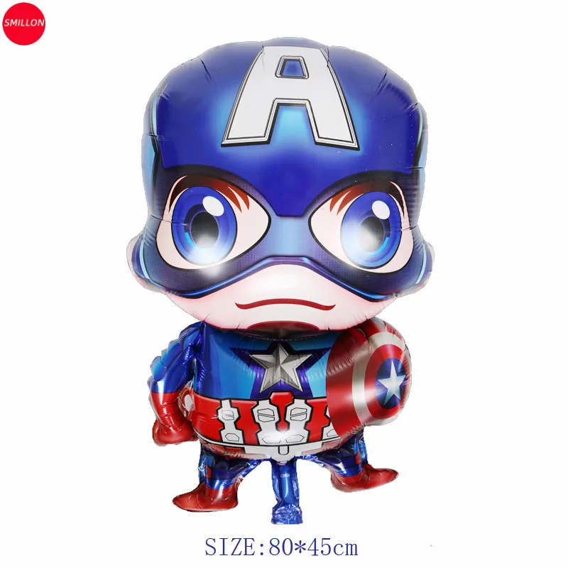 1 шт. алюминиевый шар в виде супергероя украшение для дня рождения детский и
