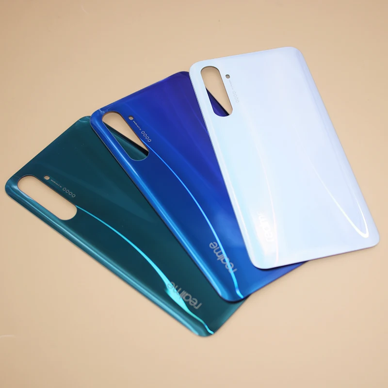 

Новинка для OPPO Realme X2 XT Задняя крышка батареи 3D стекло задняя дверь корпус панель чехол для Realme RMX1991 с логотипом + клей 6,4"
