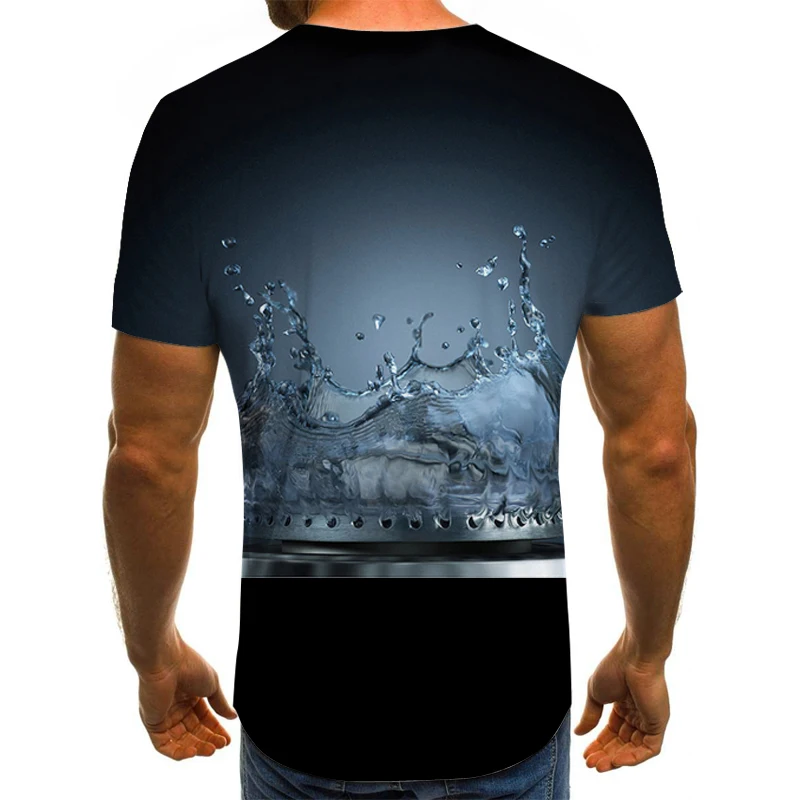 

3D Print T Shirt Men Wild O-Neck Casual T-Shirt 3D Printed T-shirt Size 6XL 2020 Summer New