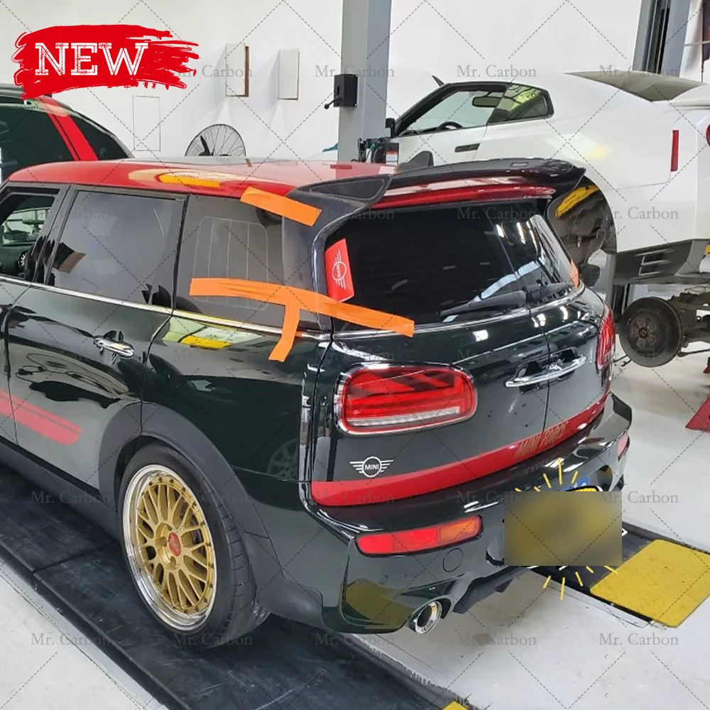Для MINI F54 CLUBMAN JCW DUELL стильный спойлер из углеродного волокна комплект отделки