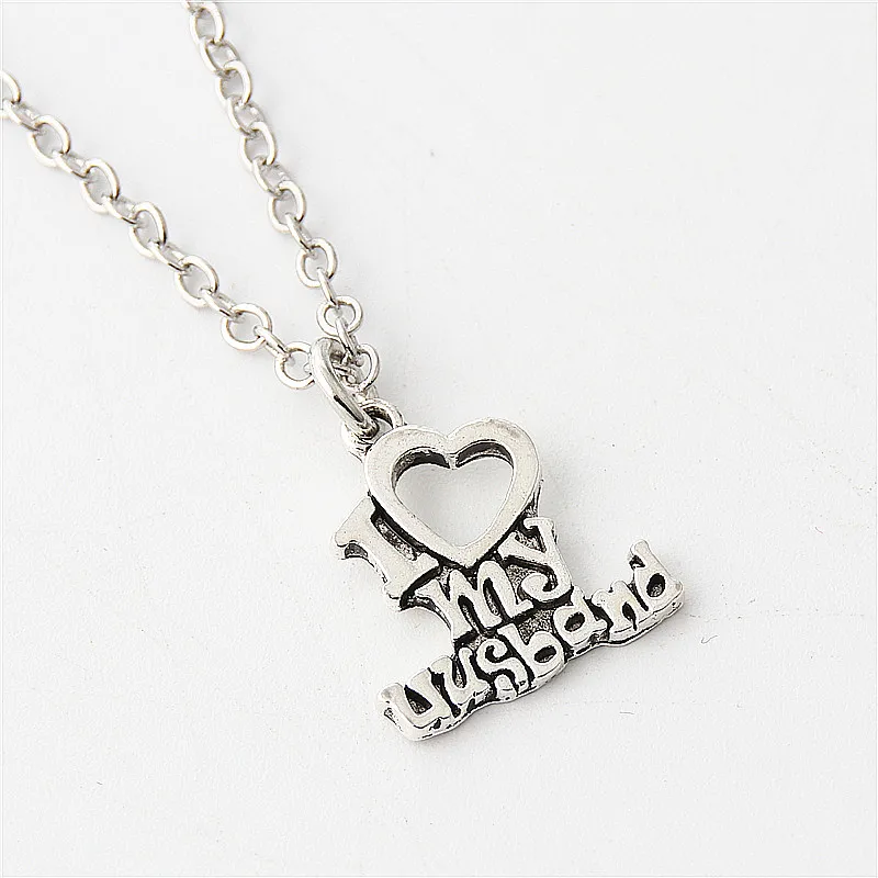 1 шт. подарок на день святого валентина Подвеска буквы Алфавит я люблю моего мужа