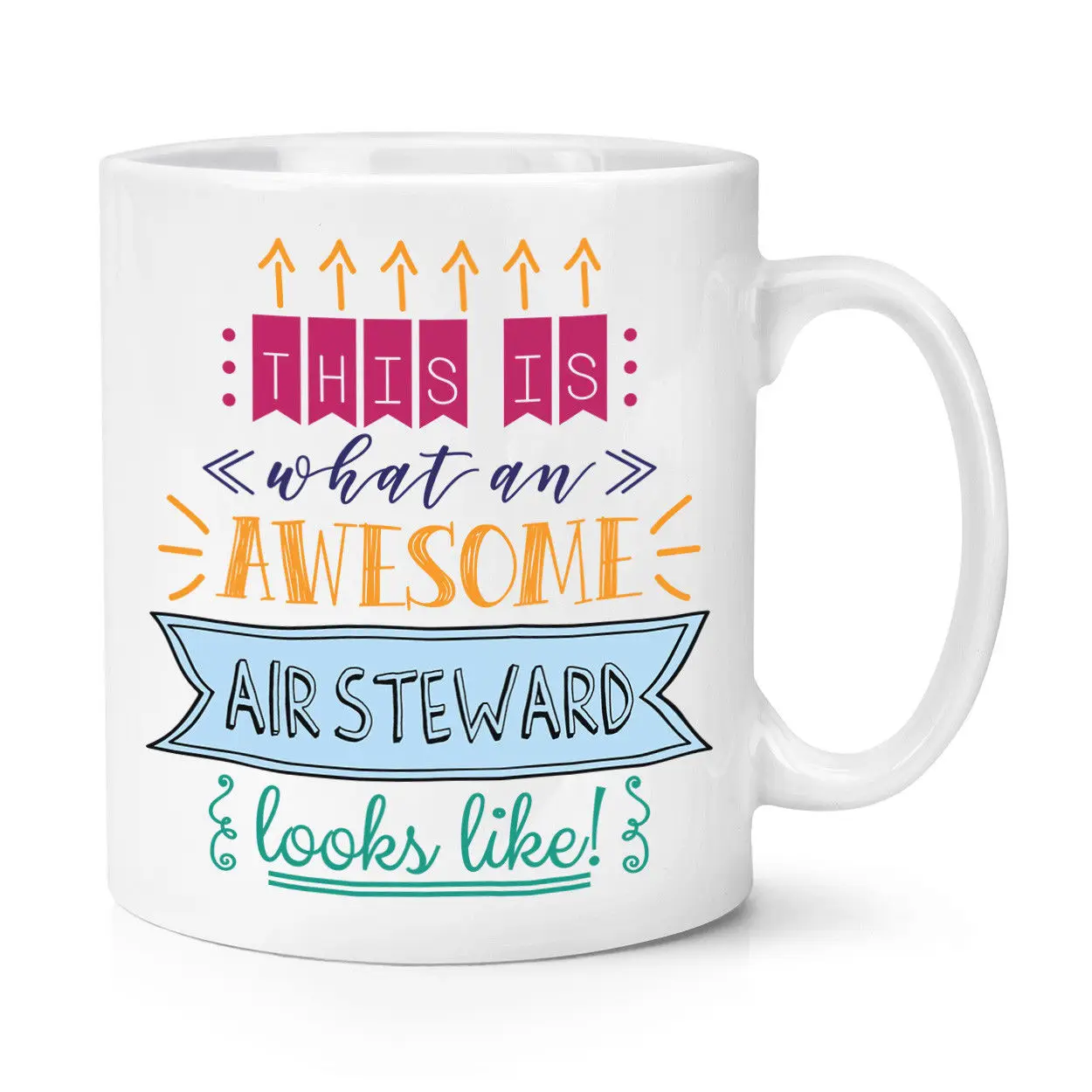 This Is What An Awesome Air Steward Looks Like Cup | Mugs