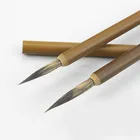 Кисть для китайской каллиграфии, кисточка с крючком для рисования акварелью и акрилом, 9 шт.лот