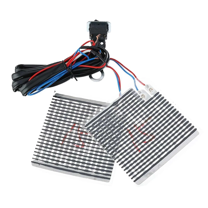 

12V Motorcycle Scooter Electric Universal Heating Hand Grips Pads E-Bike ATV Handlebar Heated Grips Cover