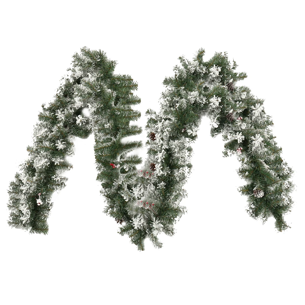 2 7 м Рождественское украшение лента гирлянда Рождественская елка украшения