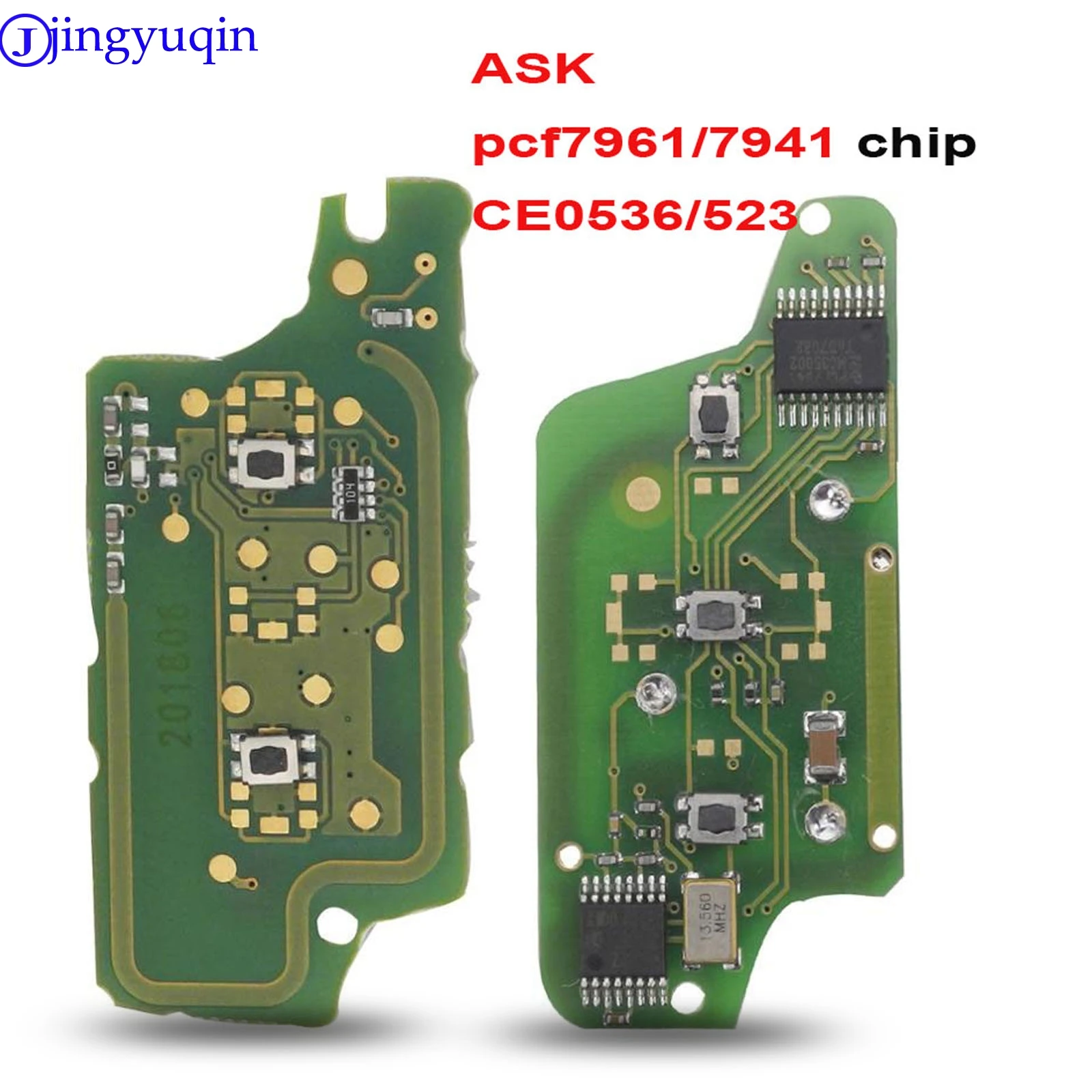 Jingyuqin 50p 2/3B ASK с 7961/7941 электронной платой CE0536/523 для Peugeot 307 308 408 407 207 Citroen C2 C3 C4