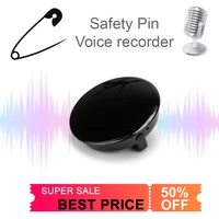 powerfull mini size digital voice recorder safety pin hd noise reduction hifi mp3 player digital audio recorder 50 off