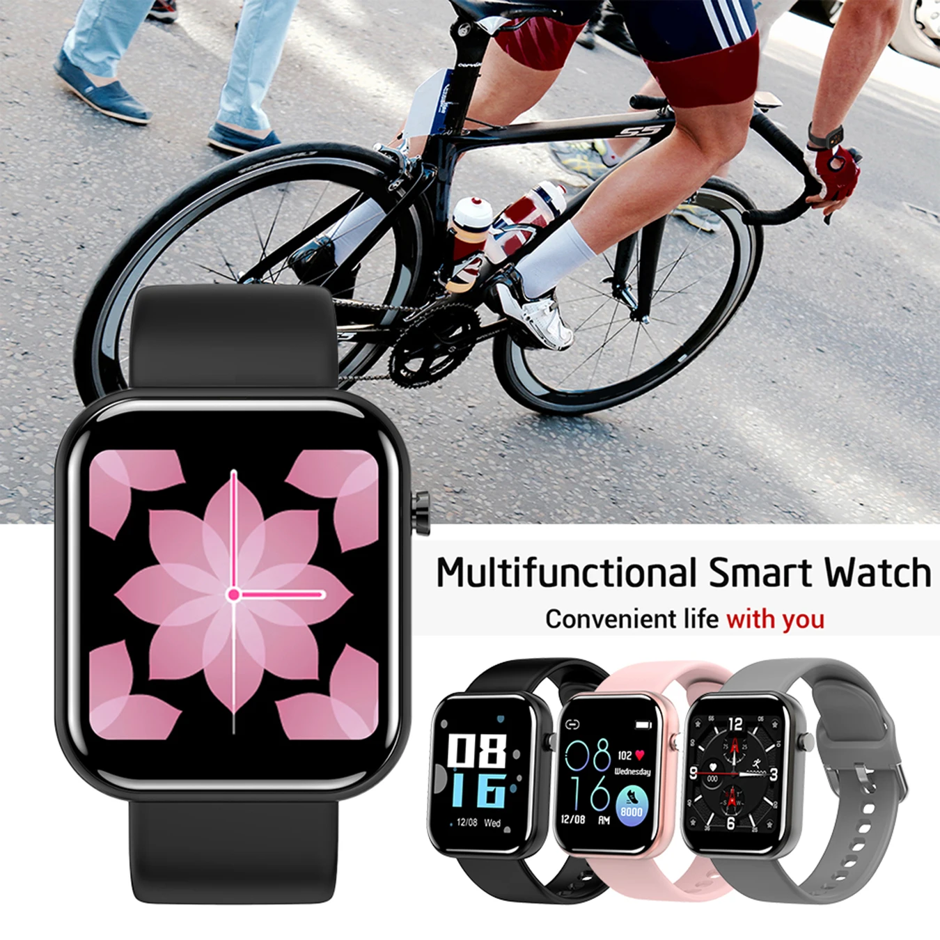 Смарт часы ZL11 для мужчин и женщин водонепроницаемые умные с Bluetooth Android IOS