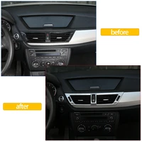 for 2011 2015 bmw x1 e84 abs car center console air conditioning air outlet frame decorative cover sticker interior accessories
