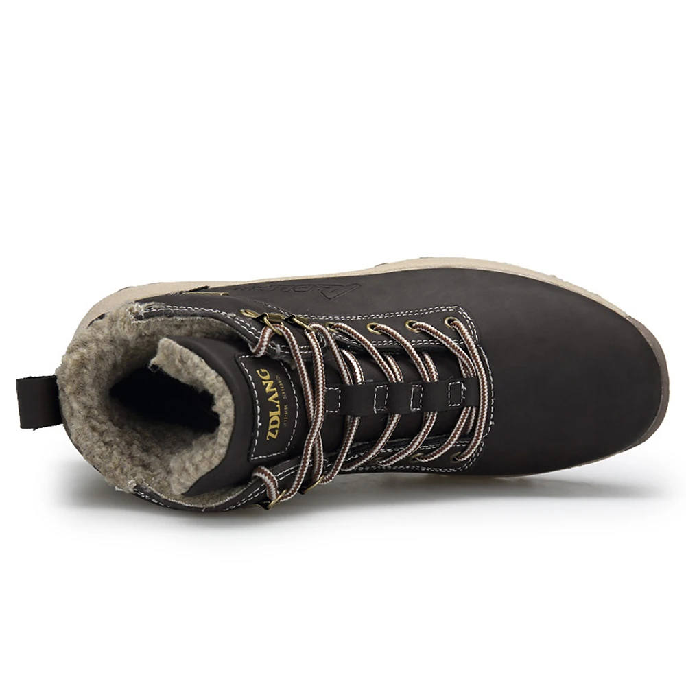 Lixada/зимние уличные ботинки Противоскользящие цветные мужские Зимние теплые с