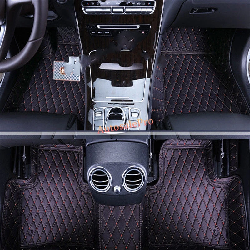 for Mercedes Benz C class W205 2014 2015 Right &amp Left Hand Drive Black Front Rear Floor Mat Carpets Pad cover | Автомобили и
