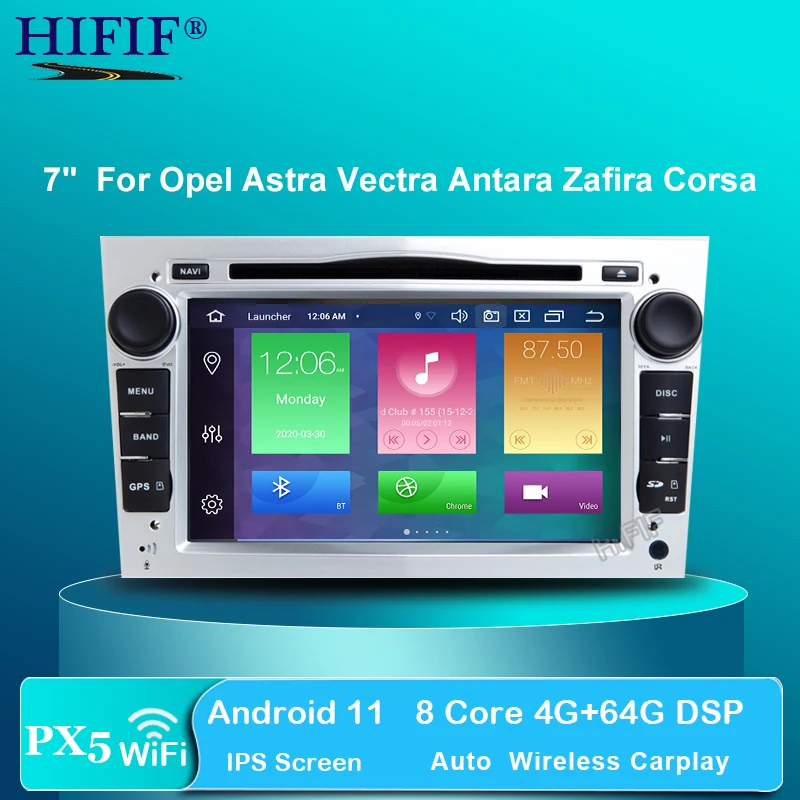 

DSP Car Multimedia Player GPS Android 11 2 Din DVD Automotivo For OPEL/ASTRA/Zafira/Combo/Corsa/Antara/Vivaro Radio FM DSP DVR