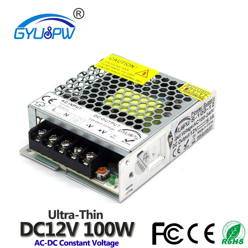 Новый светодиодный импульсный источник питания DC12V DC24V 15 Вт 24 36 48 60 72 100 120