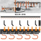 Вешалка для инструментов, 162 см, металлическая стойка для инструментов, органайзер для гаража, настенный крючок, оборудование, ящик для хранения инструментов, садовые инструменты, ящик для инструментов